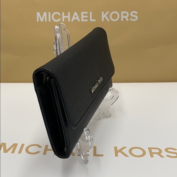 Michael Kors Jet Set Travel Lg Trifold Wallet - Picture 13 of 16